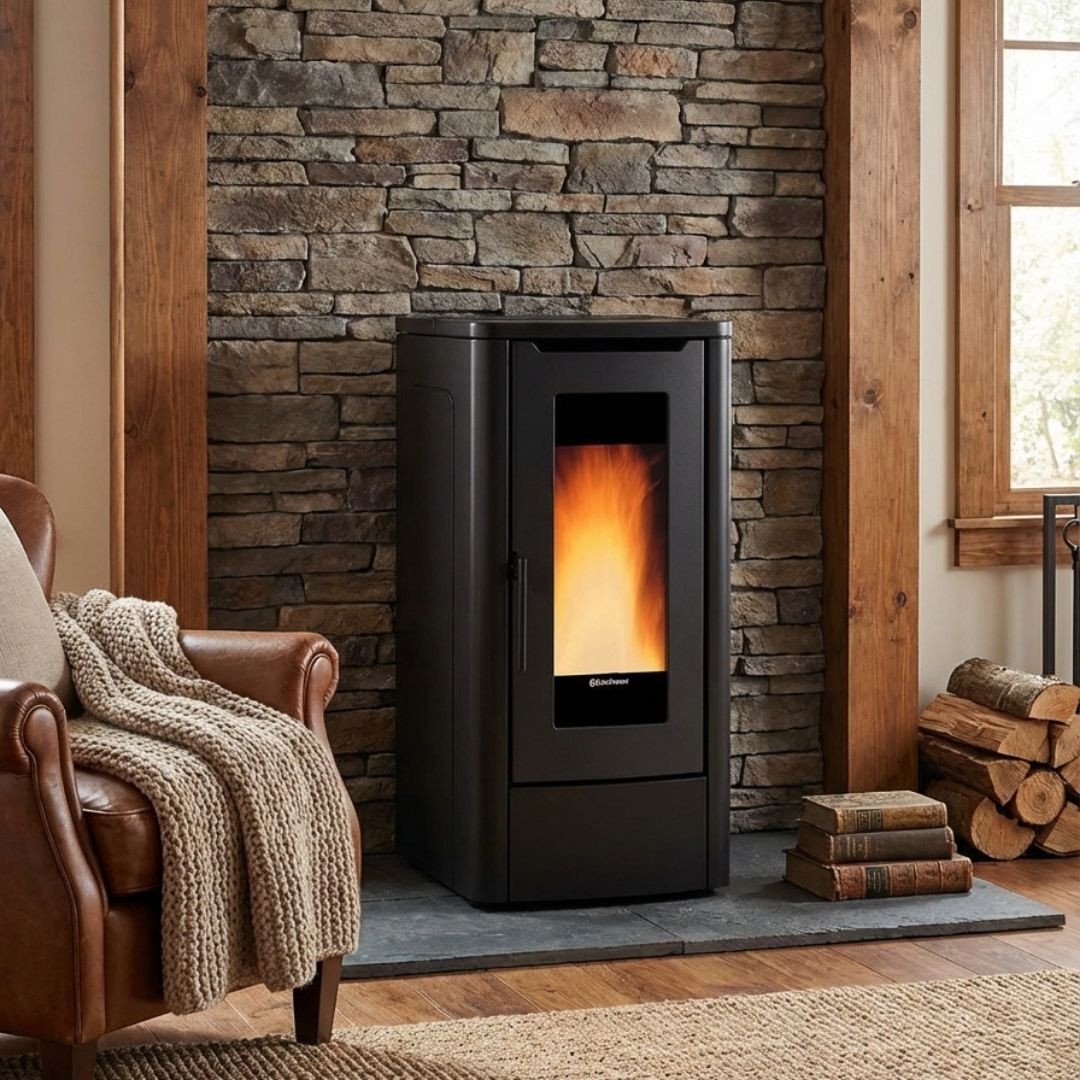 Poêle à granulés ventilé Teorema 10Kw – Image 6